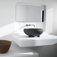 Opzet Wastafel Bulbo Beton 40x18 cm (6 Kleuren)