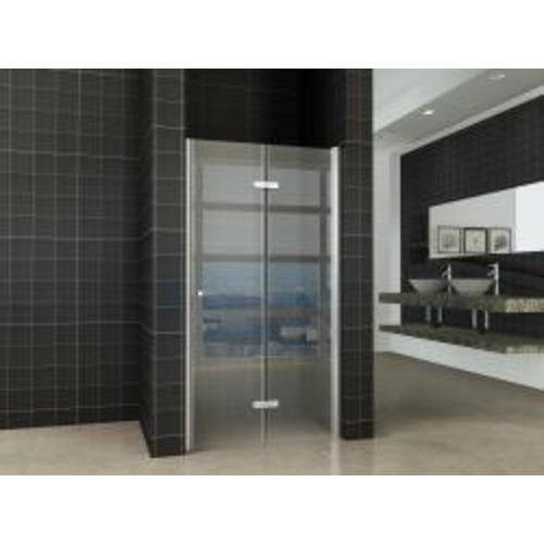 Wiesbaden vouwbare nisdeur 800x2020 rechts 8mm NANO glas 