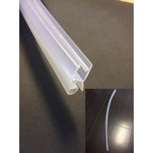 Rubber Strip Xellanz Geno tbv Onderzijde 1/4 Rond Enkele Deur 