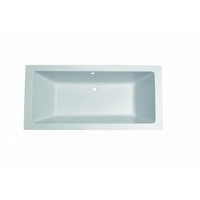 Wiesbaden Santino SQ inbouw ligbad 190*90*49 cm wit DUO