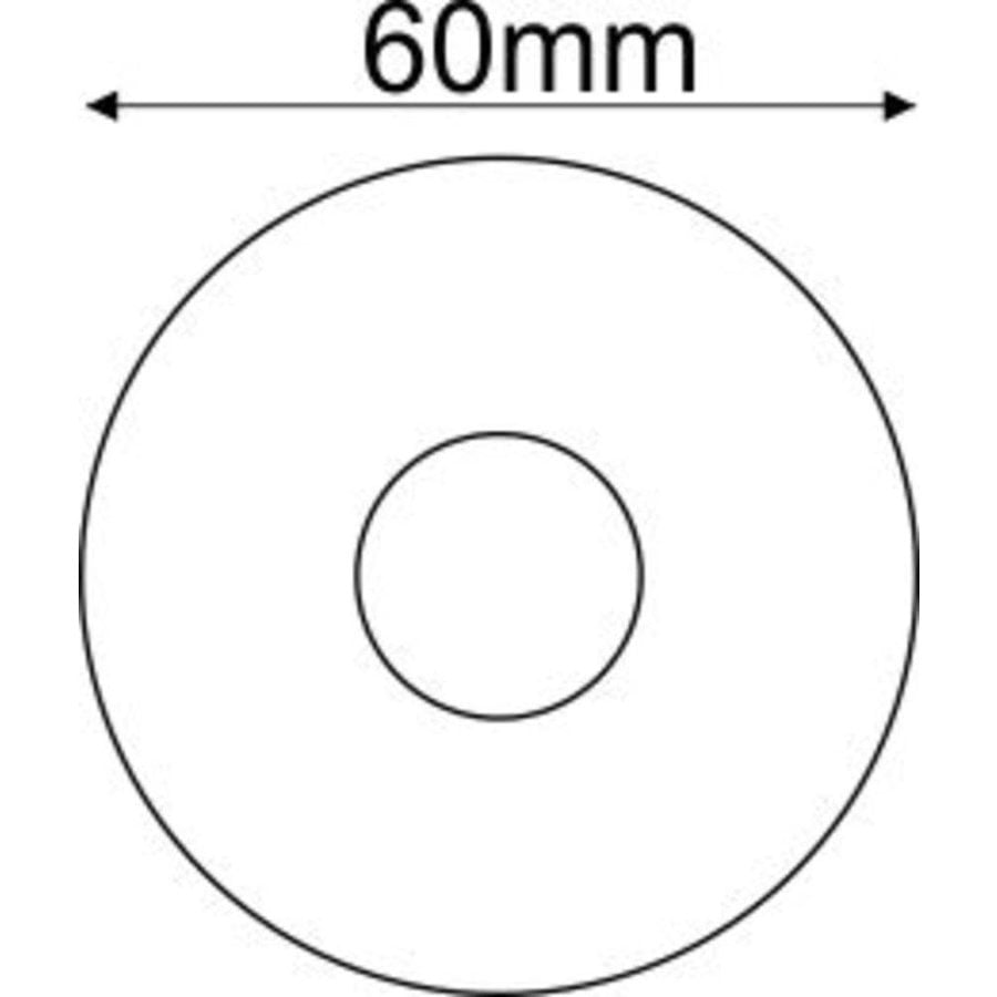 Chroom kraanrozet 1/2x20mm