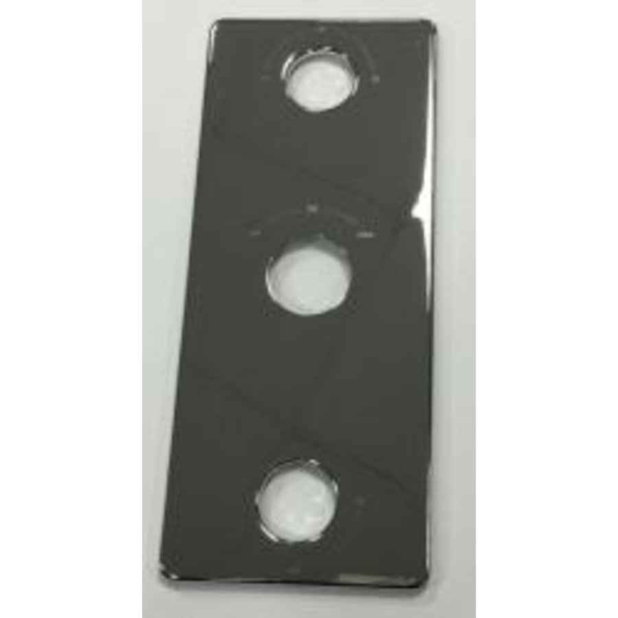 Wiesbaden chr.bodemplaat type 2 inbw.douche 3 kn. 125x295