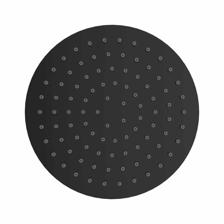 Wiesbaden luxe mess.hoofddouche rond 200mmx12mm mat-zwart