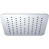 Wiesbaden UFO Luxe hoofddouche vierkant 200mm Ultra plat chroom