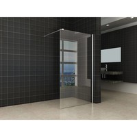 Inloopdouche Met Muurprofiel 100X200 Cm En 10 Mm Nano Anti Kalk Glas