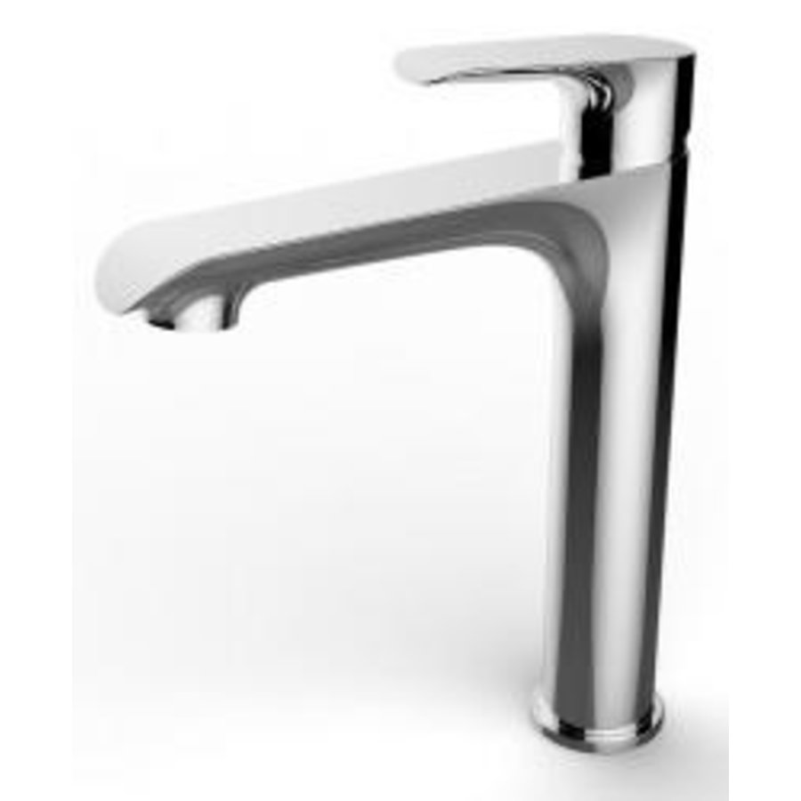 Wiesbaden Tarma ��nhendel-wastafelmengkraan hoog chroom