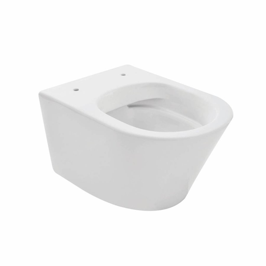 Wiesbaden Vesta rimless wandcloset 52cm zonder zitt. mat-wit