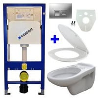 Geberit UP 100 + Neptunus WC +Nept.zitt + Delta 50 mat chr