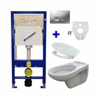 Geberit UP 100 + Neptunus WC +Ultimo zitt + Delta 50 matchr