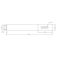 Wiesbaden one-pack inbouwthermostaatset type 116 (24x55)