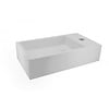 Wiesbaden Solid Surface fontein rechts 400x220x100