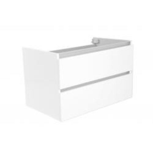 Wiesbaden Vision onderkast+2 laden 80x46 wit 