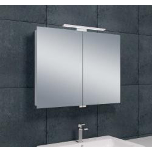 Wiesbaden Luxe spiegelkast +Led verlichting 80x60x14cm 