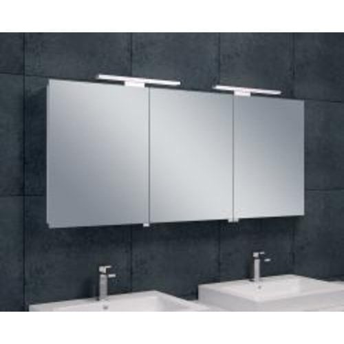 Wiesbaden Luxe spiegelkast +Led verlichting 140x60x14cm 