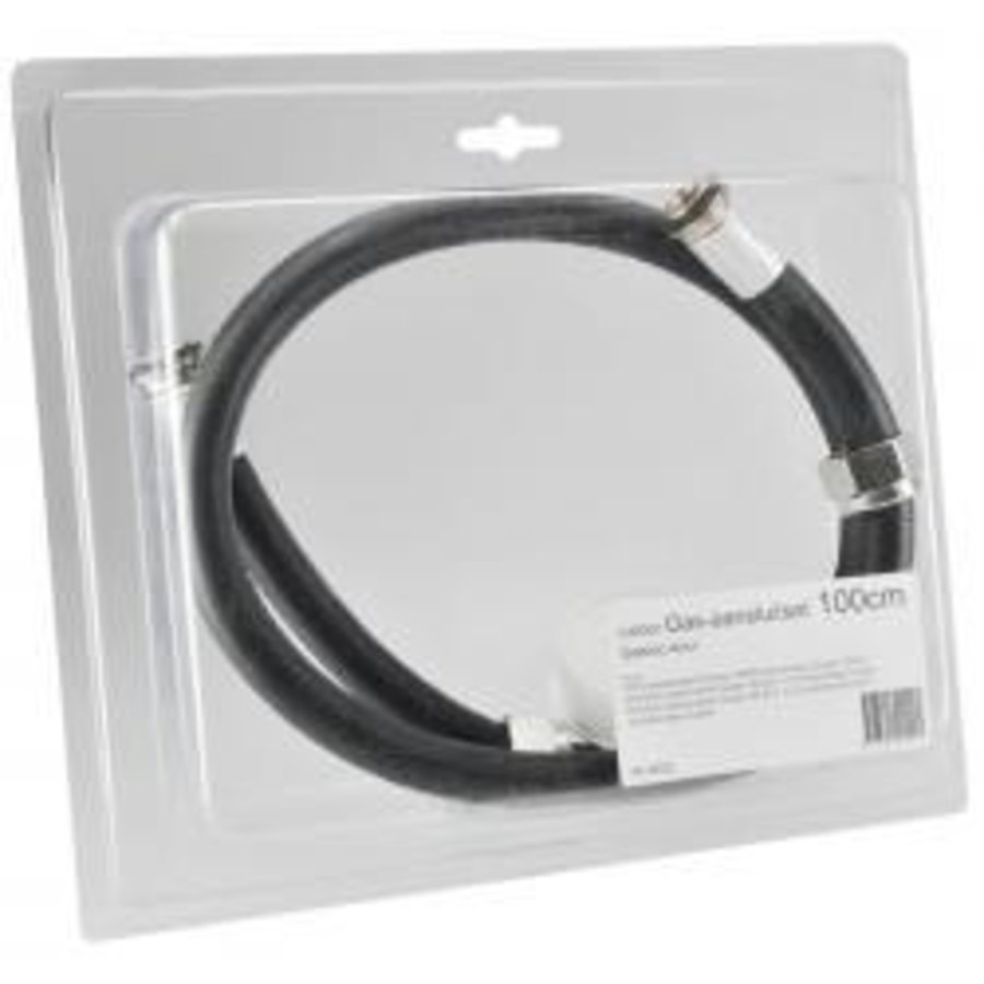 Blister rubber gasslangset 60cm + acc