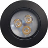 Sanimex Inbouw Spotlamp Sanimex 85x45 mm Inclusief Armatuur en Gu10 3 Watt Zwart