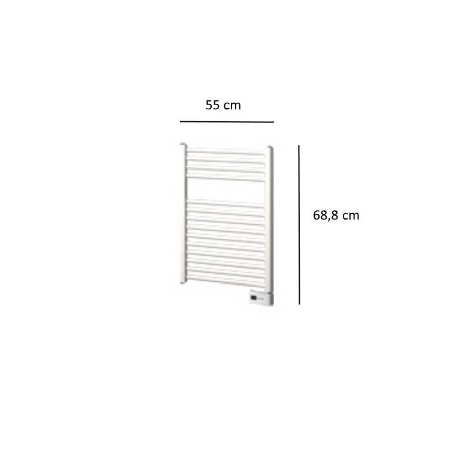 Designradiator Plieger Palermo Elektrisch 300 Watt 68,8x55 cm Wit