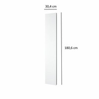 Designradiator Plieger Perugia 535 Watt Middenaansluiting 180,6x30,4 cm Wit