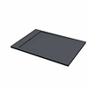 Best Design Douchebak Best Design Decent 120x90x3.5 cm Solid Surface Mat Zwart