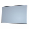Sanicare Badkamerspiegel Sanicare Q-Mirrors 100x70x2cm Zwart