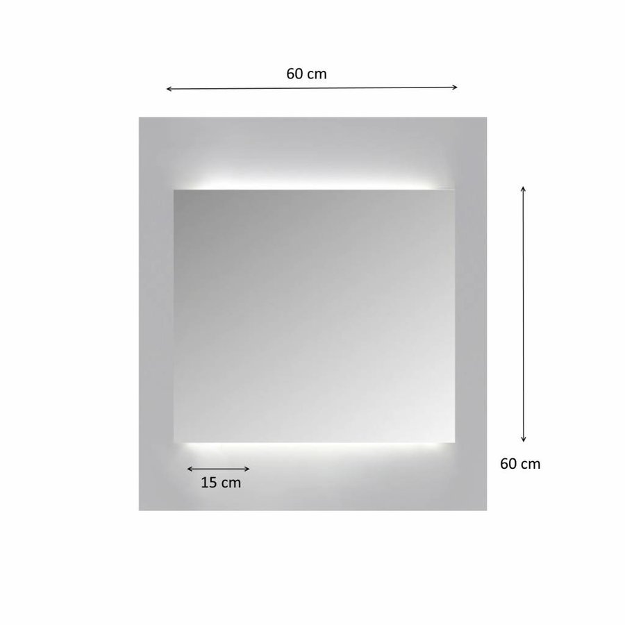 Spiegelkast Sanicare Qlassics Ambiance 60 cm 1 Deur Schots-Eiken