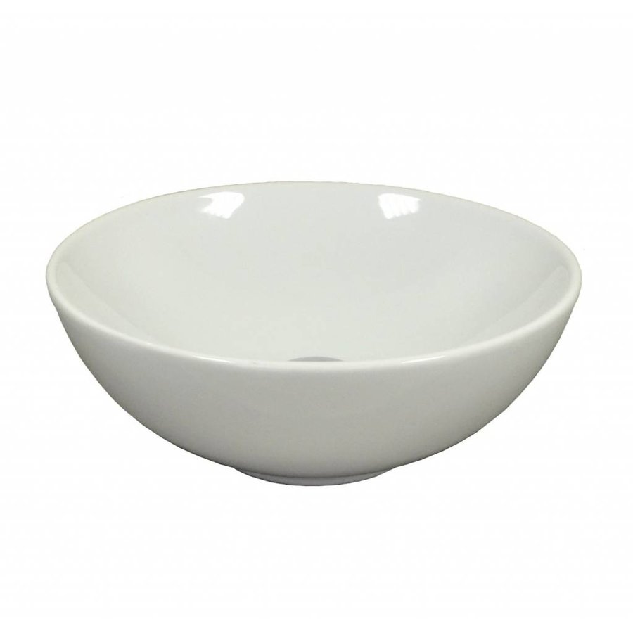 Waskom Sanicare Rondo 40x40x15,5 cm Wit Keramiek (exclusief waste)