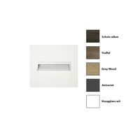 Kolomkast Sanicare Q2/Q3/Q8 2-Deurs Soft-Closing Alu Greep 90x67x32 cm Grey-Wood