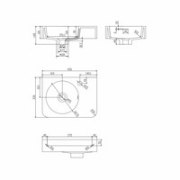 Fontein Ideavit Solidbrio 45x30x14 cm Solid Surface Mat Wit