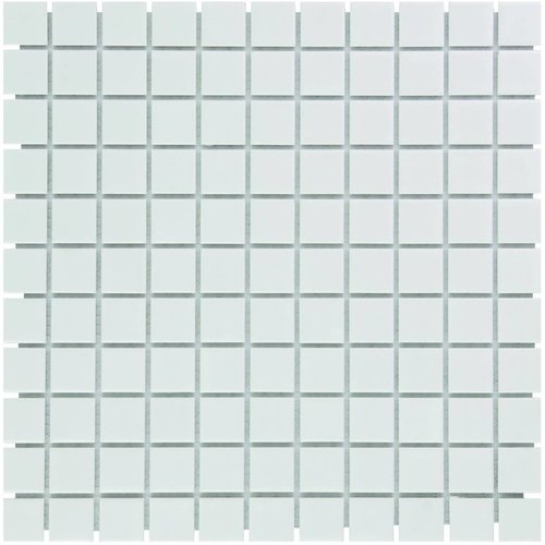 Mozaïek Barcelona 30x30cm Geglazuurd Porselein Glanzend Extra Wit (Prijs Per m2) 
