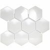 The Mosaic Factory Mozaïek Barcelona 25.6x29.6 cm Geglazuurd Porselein Hexagon Glanzend Wit (Prijs Per m2)