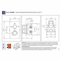 Regendoucheset Best Design Verona P200 Inbouw Met Inbouwbox Chroom