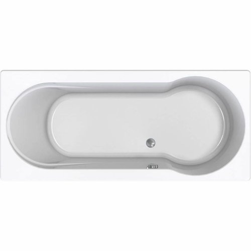 Inbouw Duo Ligbad Wisa New Fontana 170x75x50 cm Wit 