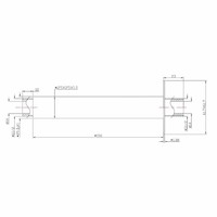 AQS Douche-Arm Luxe Vierkant Plafondbevestiging 15 cm Mat Zwart