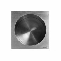 Inbouw Reserverolhouder LoooX Closed Vierkant Voor 1 Rol RVS