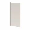 Go by Van Marcke Badwand VM Go Megalo 75x130cm Scharnierend Chroom Profiel 4mm Veiligheidsglas