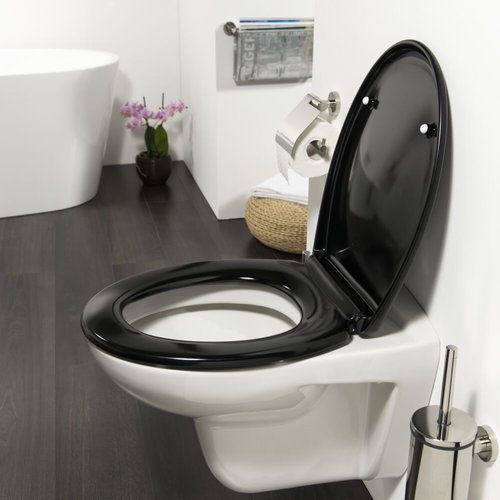 Toiletzitting Tiger Ventura Softclose Duroplast Zwart 