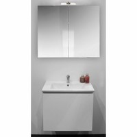 Badkamermeubelset Go By Van Marcke Joelle 60cm Compleet Met Spiegelkast Wit