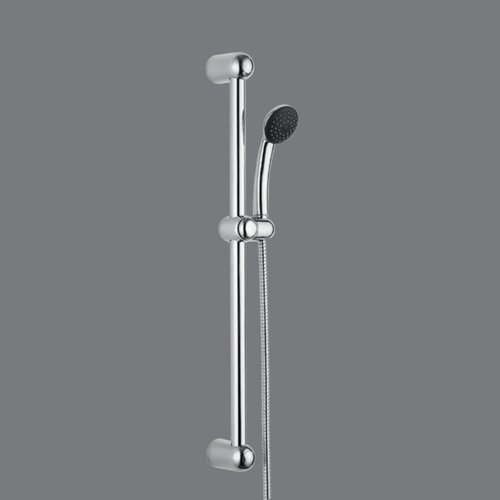 Glijstangset Go By Van Marcke Isifix 66cm Met Handdouche En Doucheslang Chroom 