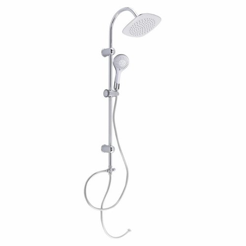 Regendouche Opbouwset Schütte Tenneriffa Stortdouche Wit en Chroom 