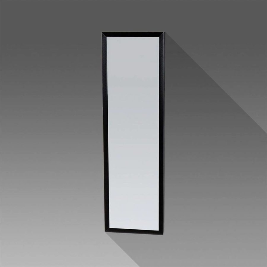 Spiegel Topa Silhouette 25x80x2.5 cm Aluminium Zwart