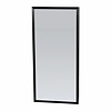 Sanitop Spiegel Topa Silhouette 40x80x2.5 cm Aluminium Zwart