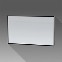 Spiegel Topa Silhouette 120x70x2.5 cm Aluminium Zwart
