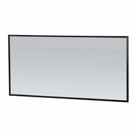 Spiegel Topa Silhouette 140x70x2.5 cm Aluminium Zwart