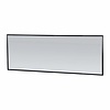 Sanitop Spiegel Topa Silhouette 200x70x2.5 cm Aluminium Zwart