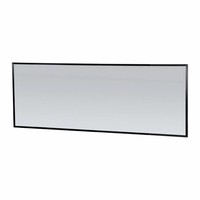 Spiegel Topa Silhouette 200x70x2.5 cm Aluminium Zwart