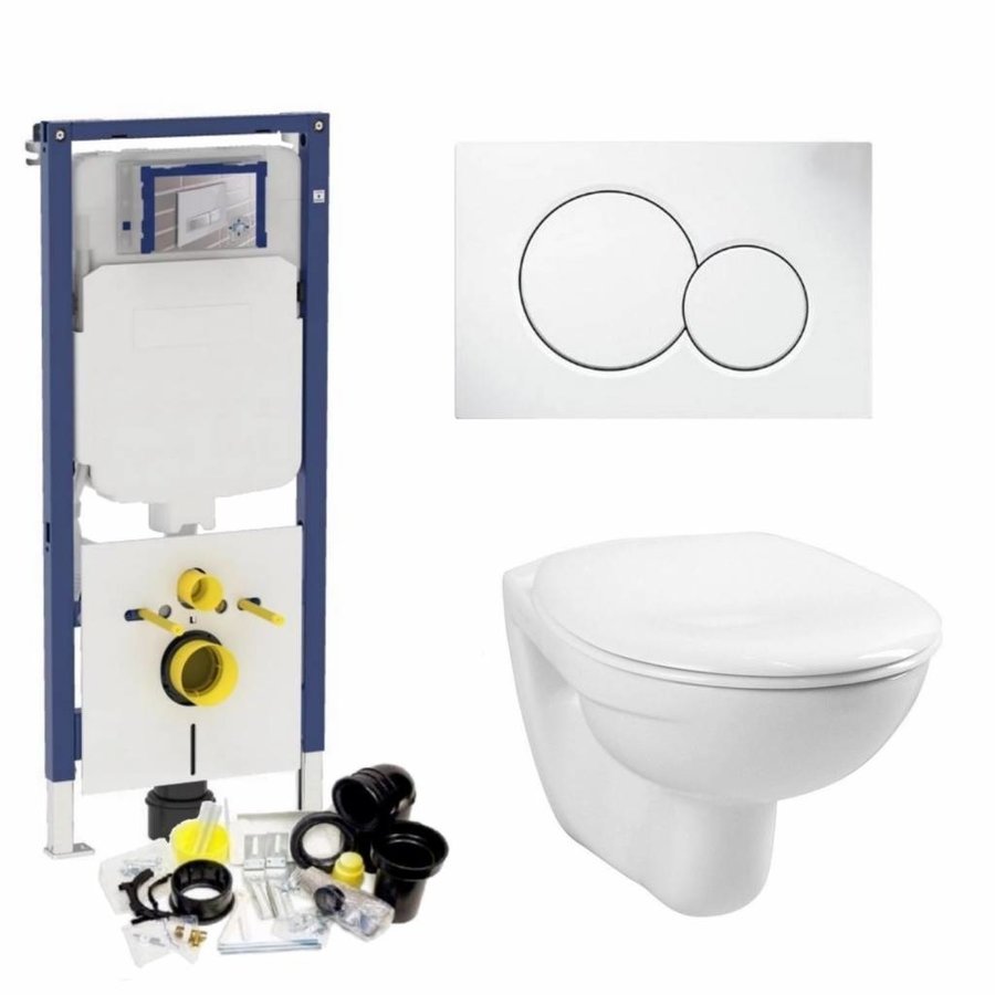 Sigma 8 (UP720) Toiletset 03 Megasplash Basic Smart Met Bril En Drukplaat