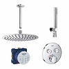 Grohe Grohe/Wiesbaden SmartControl Inbouw Doucheset Rond Met Hoofddouche 20 cm en Handdouche Plafond Uitloop Compleet