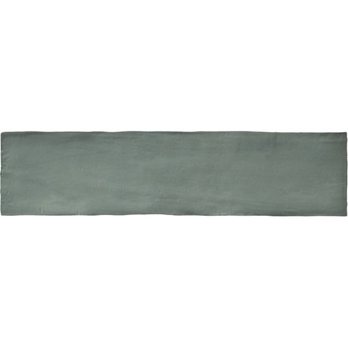 Wandtegel Colonial Jade Mat 7.5x30 cm Mat Groen (prijs per m2) 