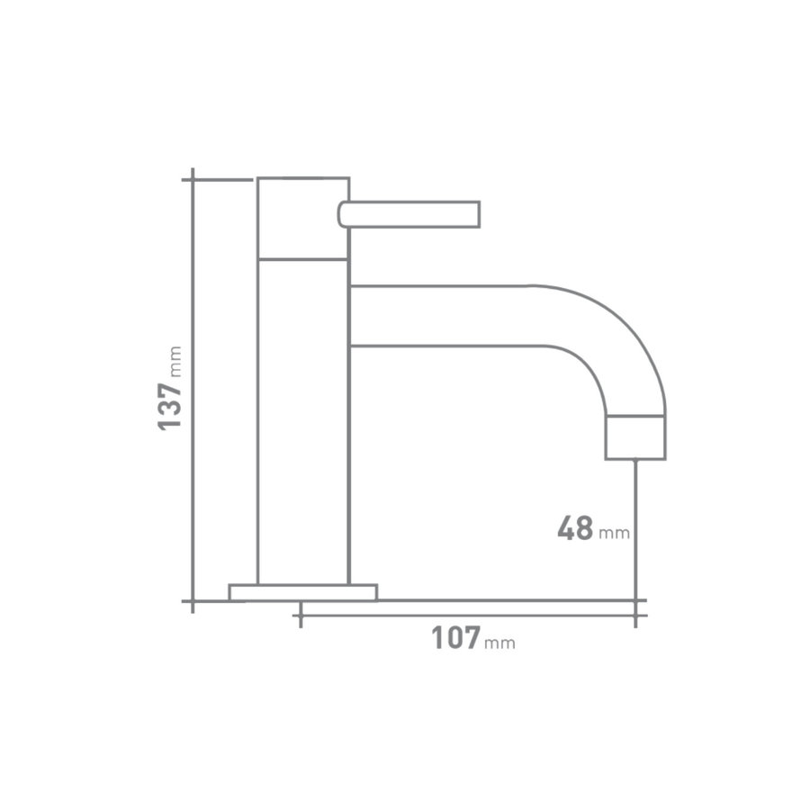 Koudwaterkraan Go By Van Marcke Cocoon 1/2" Chroom