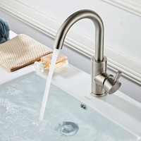 Wastafelkraan Draaibaar BWS Exclusive Eenhendel 304 RVS